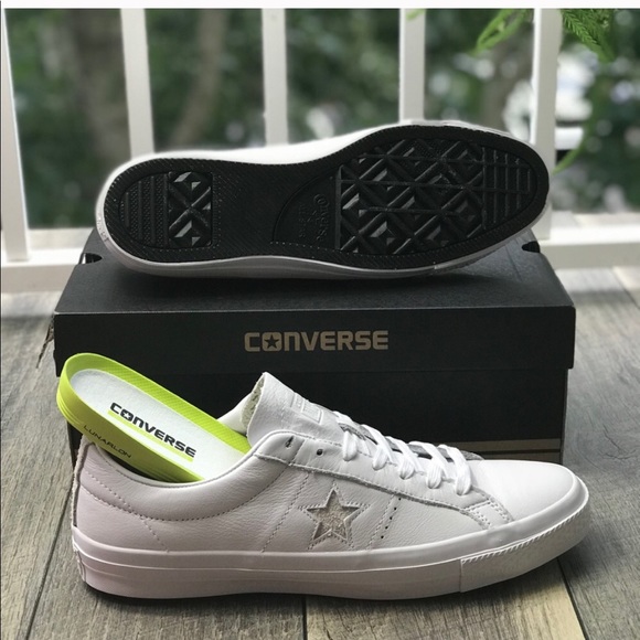 NWT Converse One Star OX White M AUTHENTIC - Picture 4 of 8
